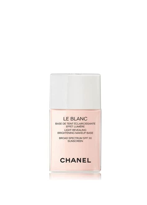 chanel le blanc light revealing brightening makeup base spf30